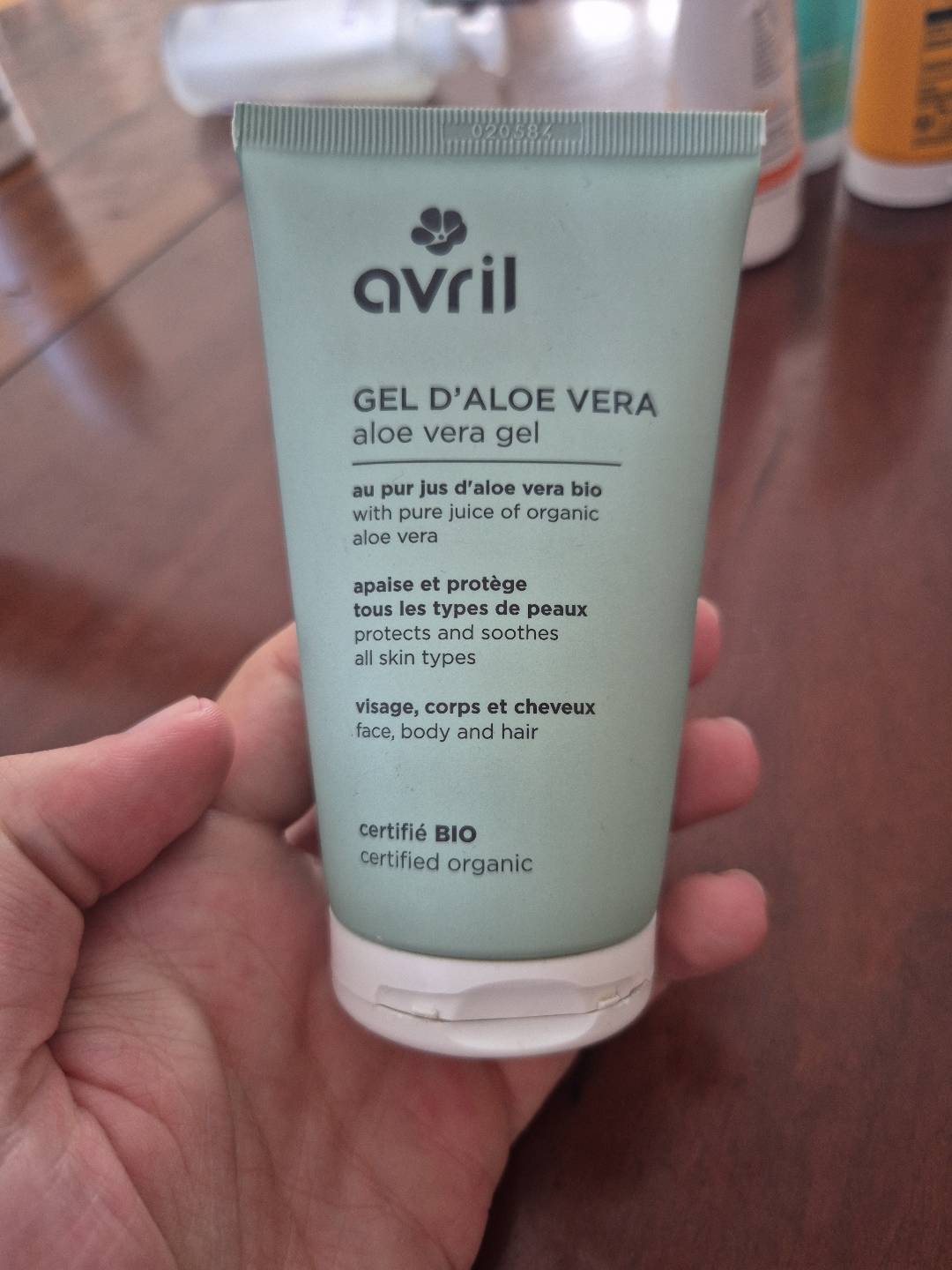 Gel d'aloe vera, 150 ml