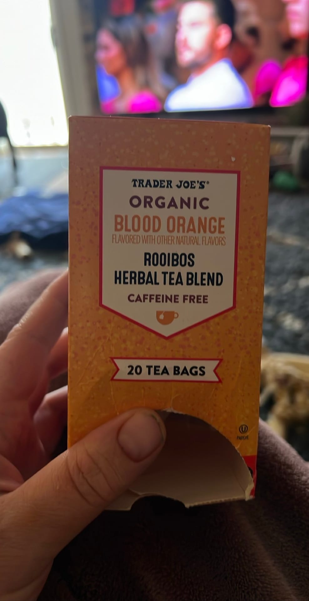 Organic Blood Orange Flavored Rooibos Herbal Tea Blend