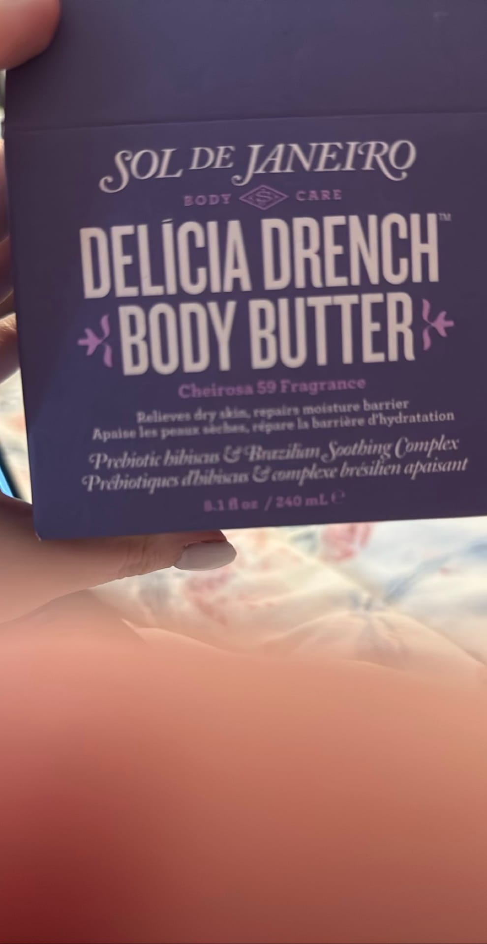 Delicia Drench Body Butter, Cheirosa 59 Fragrance, 8.3 fl oz / 240 ml