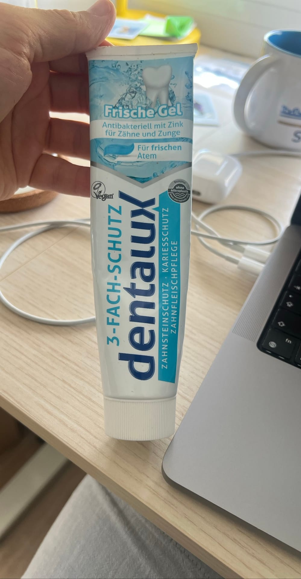 Dentalux 3-Fach-Schutz Zahncreme Frische Gel